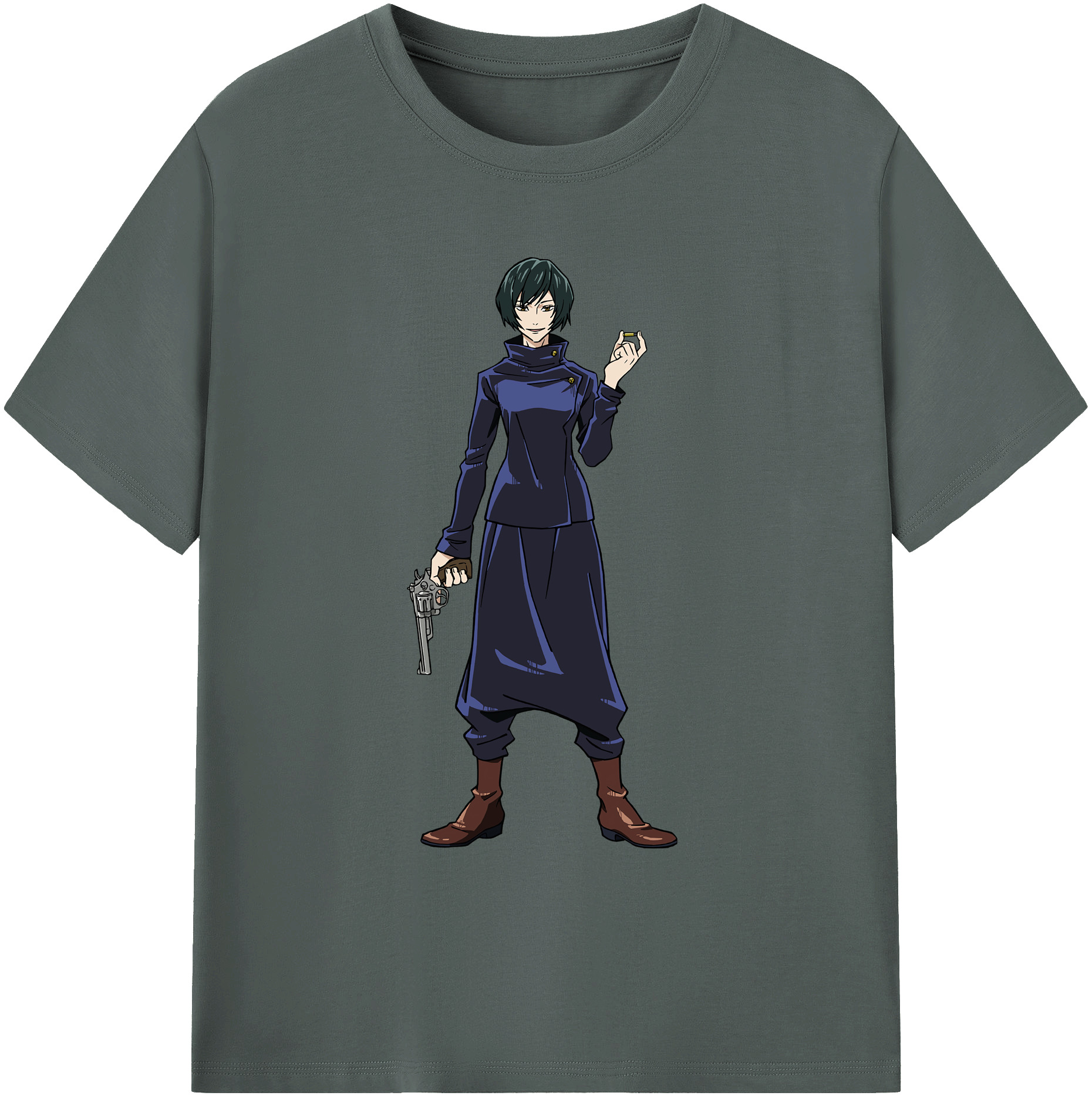 （画像用） 呪術廻戦 Jujutsu Kaisen 綿100％ メンズ半袖Tシャツ｜肌触りやわらか＆通気性